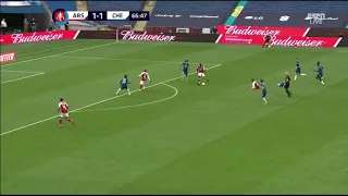 Aubameyang's FA Cup Winning Goal vs Chelsea [Martin Tyler Commentary]