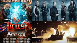 KK'S PRIEST (K.K. Downing) N.A. 2024 Tour w/ ACCEPT - dates released!