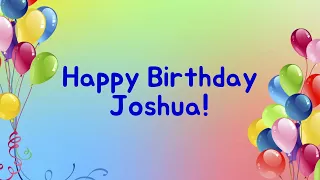 Happy Birthday Joshua