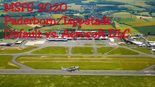 Microsoft Flight Simulator 2020 - Paderborn/Lippstadt - Default vs Aerosoft Scenery