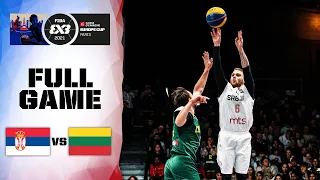 Serbia v Lithuania | Men's - Final Full Game | FIBA 3x3 Europe Cup 2021