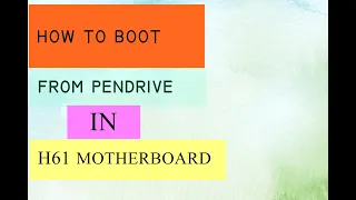 How to enter boot menu in   frontech  H61 Motherboard