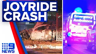 Shocking end to hoon joyride in Adelaide | 9 News Australia