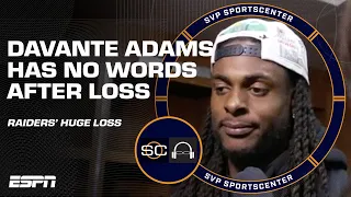 Davante Adams is at a LOSS FOR WORDS after asked about the Raiders' offense 😳 | SC with SVP