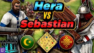 Turks vs Chinese | 1v1 Arabia | vs Sebastian | AoE2