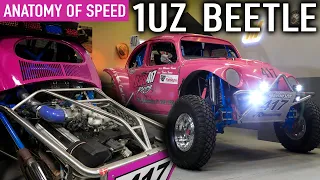 🏅Pink Mud Bug: V8 powered Baja Beetle | ANATOMY OF SPEED