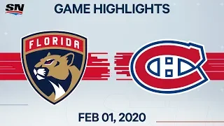 NHL Highlights | Panthers vs Canadiens – Feb. 1, 2020