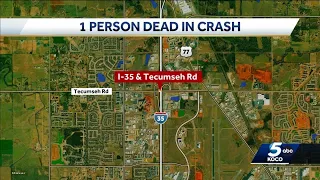 Person dies in crash on I-35 in Norman, OHP says