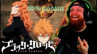 INCREDIBLE!! Black Clover Openings 1-13 Reaction