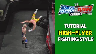 High-Flyer fighting style video tutorial - WWE SmackDown vs. Raw 2008 (Xbox 360)