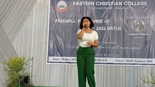 She Lomi _ (@alobolikinimi381 )                         ECC FAREWELL PROGRAMME OF 2019 - 2022 BATCH.