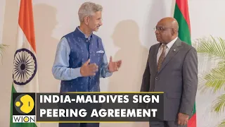 India-Maldives sign peering agreement: S Jaishankar & Ibrahim Solih to unveil project in Addu | WION