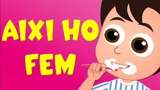 AIXI HO FEM | Així és com la cara ens rentem | This is the way Rhyme in Catalan | Cancion Para Niños