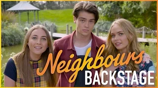 Neighbours Backstage - Felix Mallard (Ben Kirk) Shoots The New Opening Titles