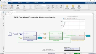 Reinforcement Learning for Field-Oriented Control of a Permanent Magnet Synchronous Motor