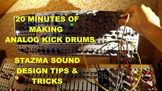 Analog Kick Drum tutorial: Stazma Modular Tips & Tricks