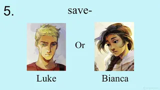 Percy Jackson *Would You Rather* Edition 🗡🏕🖊🧢