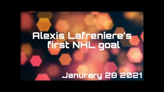 Alexis lafreniere’s first NHL goal in OT