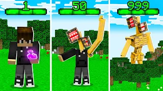 Я СТАНОВЛЮСЬ СИРЕНОГОЛОВЫМ С КАЖДЫМ УРОВНЕМ В МАЙНКРАФТ! ЕНОТИК SIRENHEAD MINECRAFT