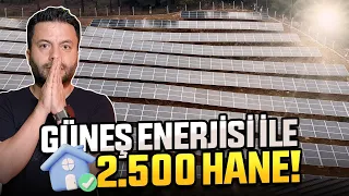 Bu güneş panelleri 2.500 haneye elektrik veriyor! - Güneş paneli avantajları!