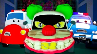 Halloween Special : Clownjuring Cartoon Shows & Kids Vehicle Videos