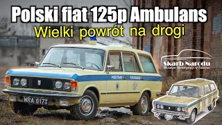 Polski fiat 125p Ambulans - Wielki powrót na drogi // Muzeum SKARB NARODU