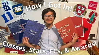 How I Got Into Harvard, Yale, and Stanford! (stats + extracurriculars)