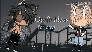 Outfit ideas For boys||Gacha life