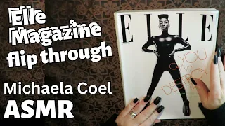 ASMR Elle Magazine Flip Through #asmr #magazineflip #flipthrough #pageturning #elle #ellemagazine