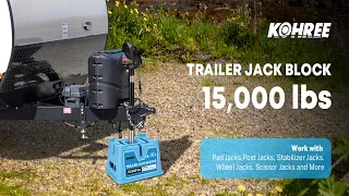 How Kohree Trailer Jack Block Steady Your Trailer/RV