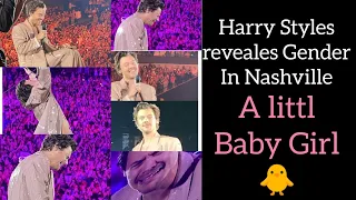 Harry Styles revealing gender Little Baby Girl in Nashville 29/09/2021