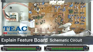 TEAC EQA-220 stereo graphic equalizer will exposed explanation detail PCB schematic wiring diagram