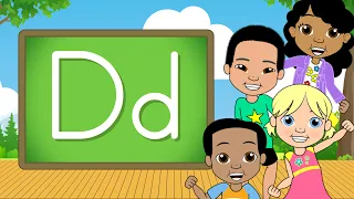 The Letter D | Alphabet A-Z | Jack Hartmann Let's Learn From A- Z | Alphabet Song