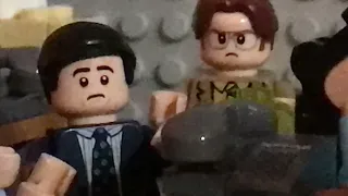 Lego the office stapler in jello prank stop motion