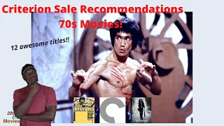 Criterion Collection Sale Recommendations - 70s Movies!