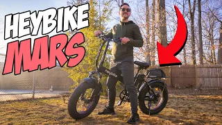 The BEST FOLDING Fat Tire Electric Bike Money Can Buy? Heybike Mars E-Bike Review | Raymond Strazdas