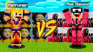 LALKA SQUID GAME vs OCHRONIARZ - MINECRAFT CHALLENGE | BAZA vs BAZA z Matruner!