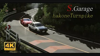 AssettoCorsa RACE SIM kanata GT86 vs takumi AE86 in turnpike outside cam 4K