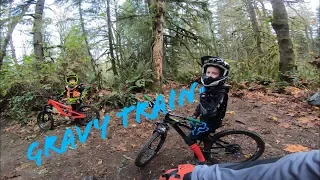Mountain biking kids dynamic duo Jake and Crosby hit Duthie  Hill again smashing Gravy Train and HLC