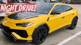 2023 Lamborghini Urus Performante POV Night Drive (Shot With iPhone)