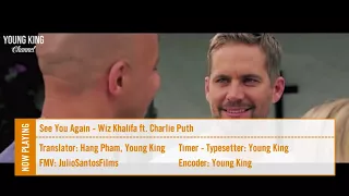 Lyrics+Vietsub See You Again   Wiz Khalifa ft  Charlie Puth