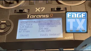 EdgeTX on FrSky X9-Lite, Q X7 and with ExpressLRS