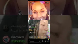 Alicia Keys on Instagram live