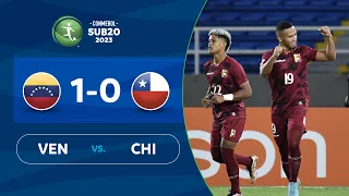 VENEZUELA vs. CHILE [1-0] | RESUMEN | CONMEBOL SUB20 2023