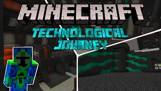 Technological Journey - EP 4 - Digital AE2 Storage + Awesome Base Building!