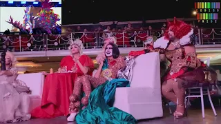 Reacción de Rebel Mork ante sus retos finales, durante la coronación en vivo de La Más Draga 4