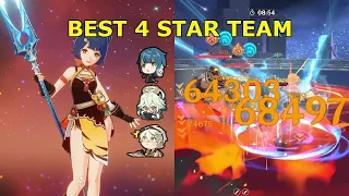 BEST 4 STAR TEAM!! Sucrose National - Spiral Abyss Floor 12 All Chambers - Genshin Impact