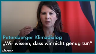 Petersberger Klimadialog: Auftakt mit Außenministerin Annalena Baerbock in Berlin