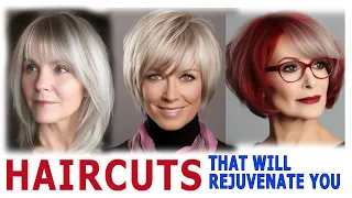 40 HAIRSTYLES  for women in 2024 for women over 50, for thin sparse, hairrejuvenating #2024#