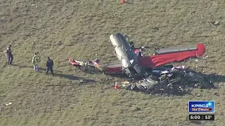 2 aircraft out of Houston collided at air show in Dallas, Federal Aviation Administration says